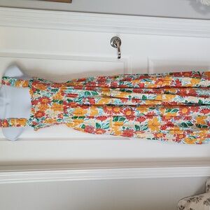 Floral Smocked Maxi Dress